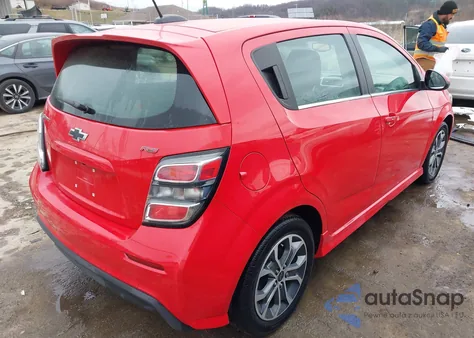 2020 Chevrolet Sonic Fwd Lt 5-Door из США, поврежденный, VIN 1G1JD6SB6L4110261
